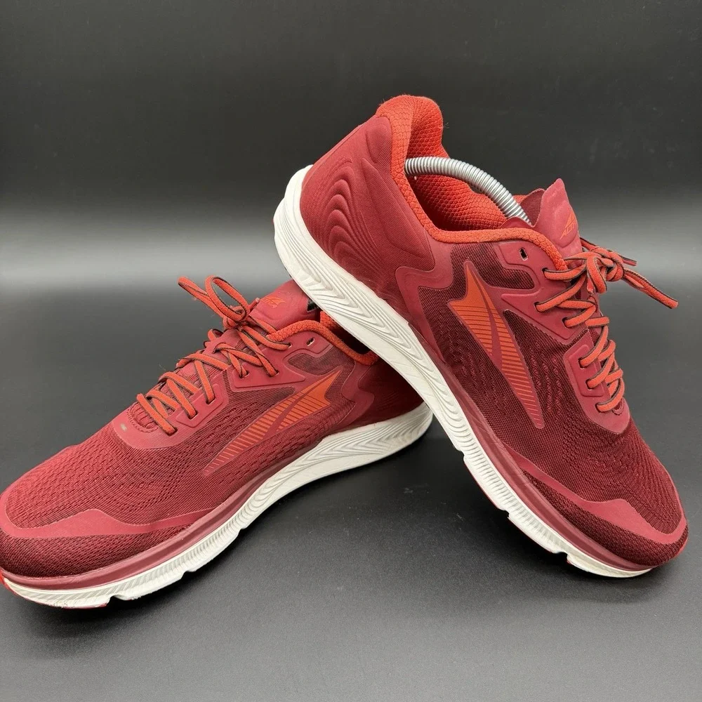 Altra Torin 5 Mens Size 12 Red Zero Drop Comfort Running Shoes Athletic Sneakers